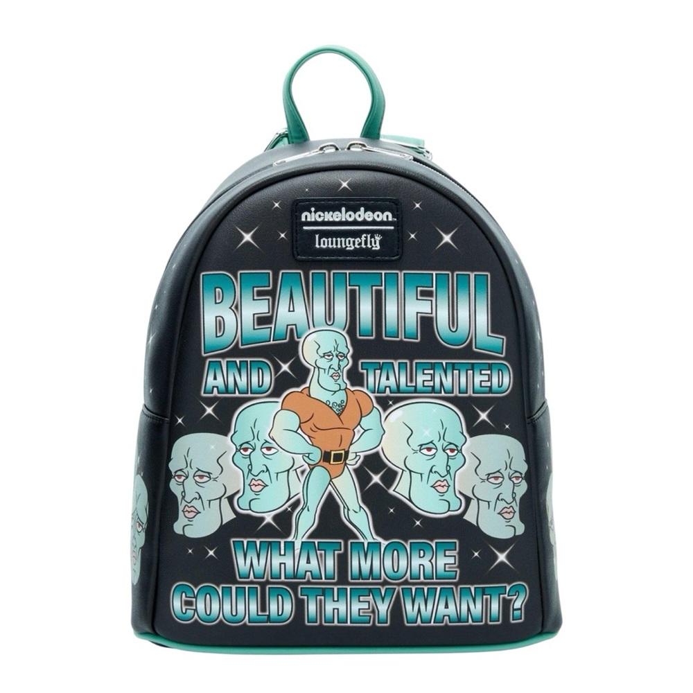 NEW Loungefly Nickelodeon SpongeBob SquarePants Handsome Squidward Mini Backpack